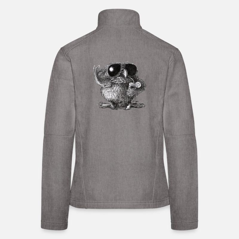 Chouette cool Veste en tissu softshell Femme