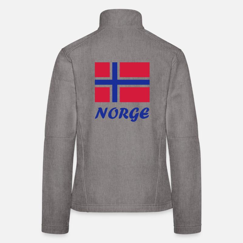 Norwegian flag Women's Softshell Jacket
