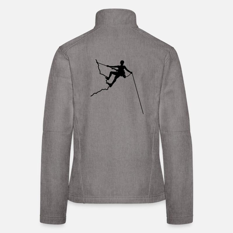 Bergsteiger Frauen Softshelljacke
