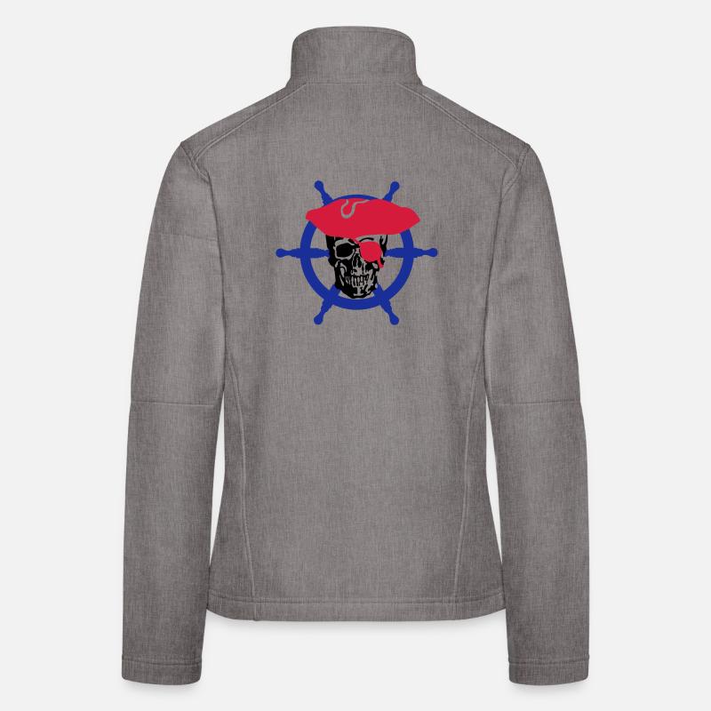 skull pirate Women's Softshell Jacket