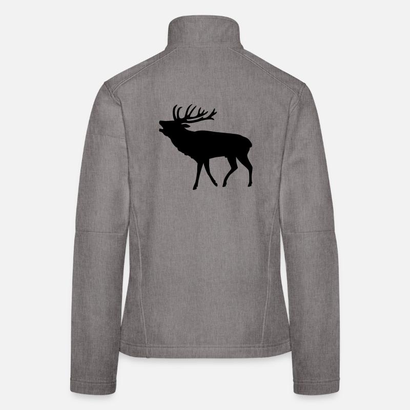 hirsch jäger jagd Frauen Softshelljacke