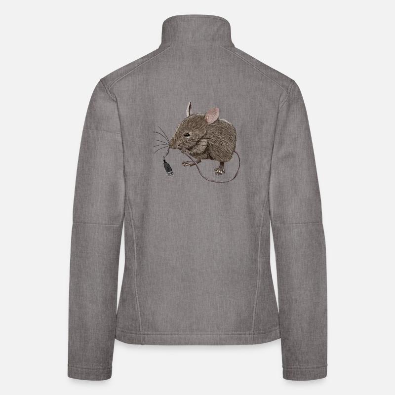 USB-Maus Frauen Softshelljacke