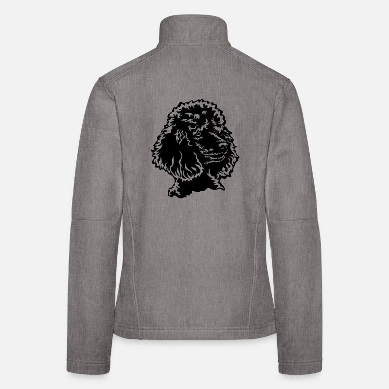 Poodle head Women's Softshell Jacket