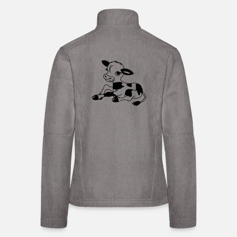 Veau Veste en tissu softshell Femme
