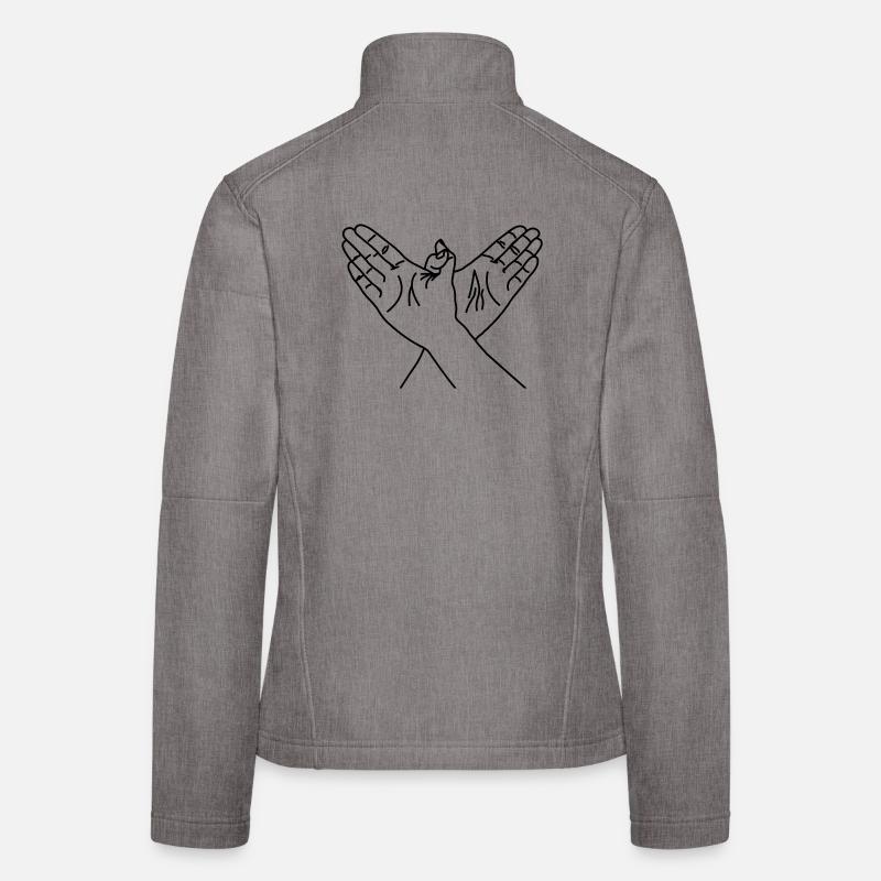 Hand gesture freedom Women's Softshell Jacket