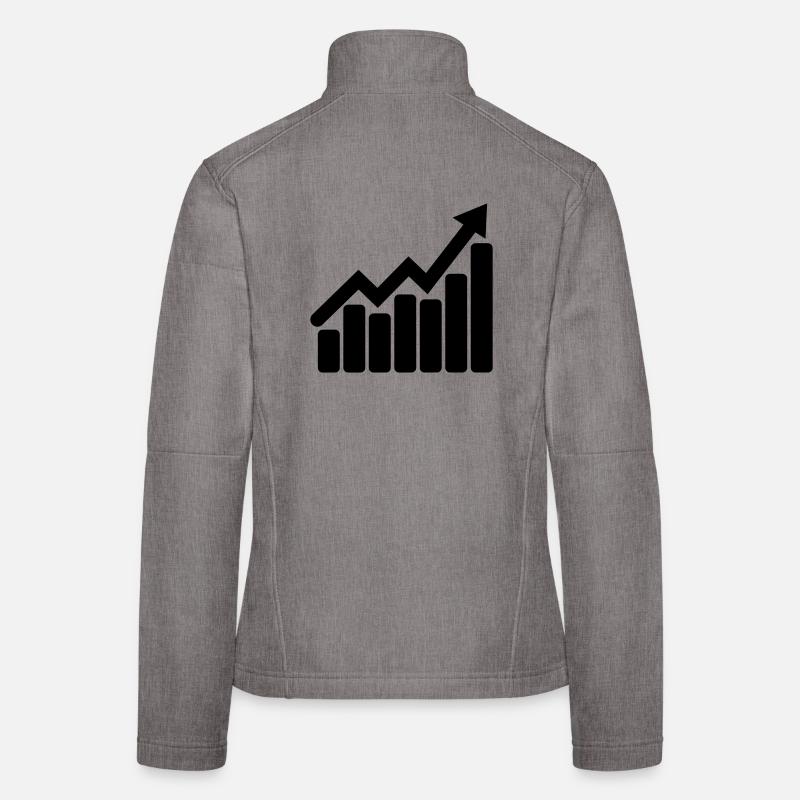 Chart stocks for office Women's Softshell Jacket