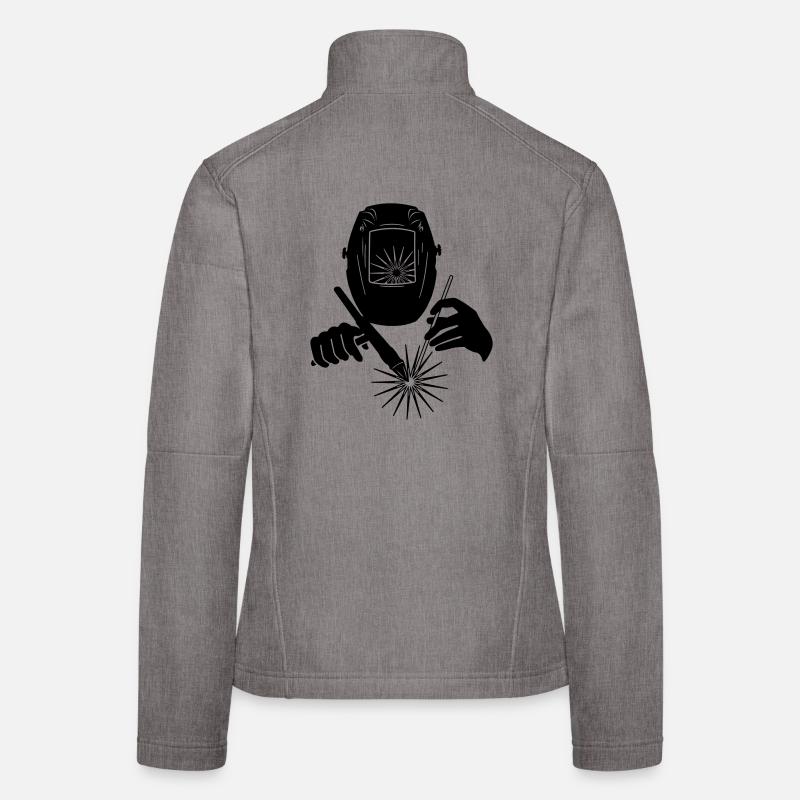 Welder welding Women's Softshell Jacket