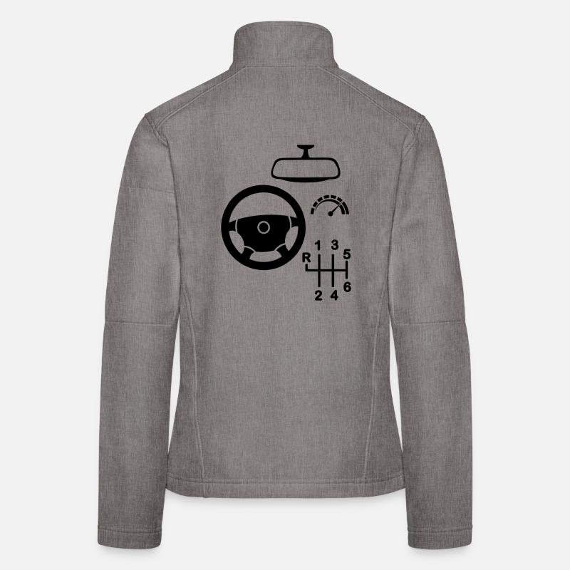 Car interior Women's Softshell Jacket