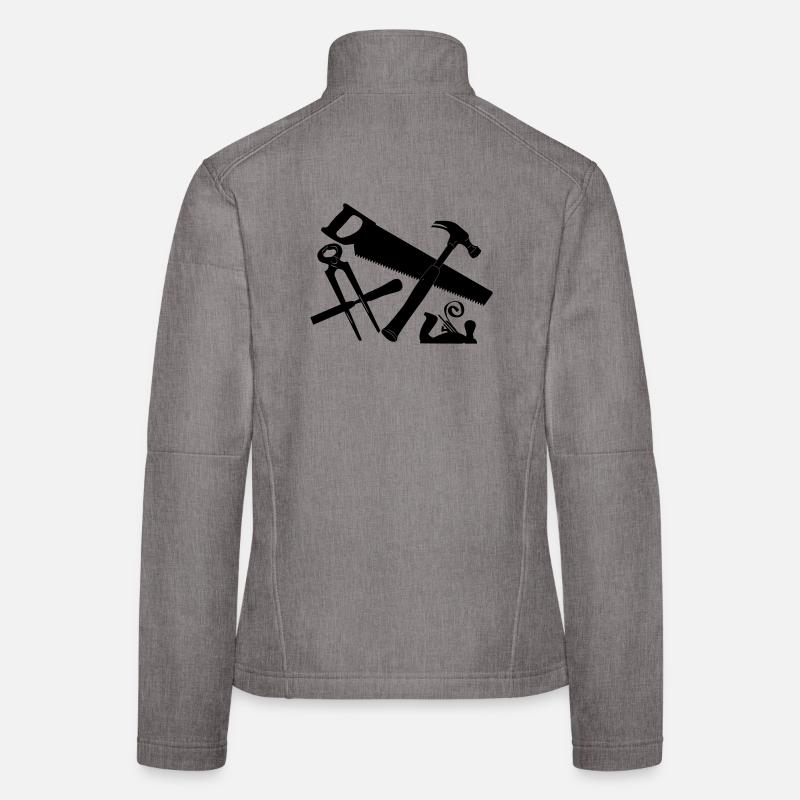 Carpenter tool logo Women's Softshell Jacket