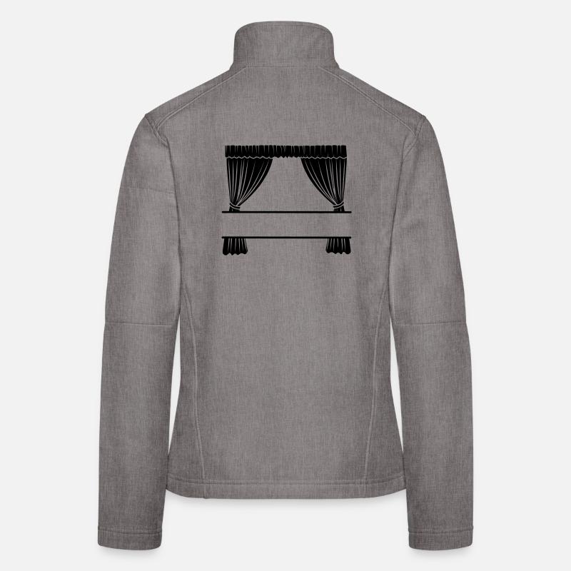 Curtains with recess Women's Softshell Jacket