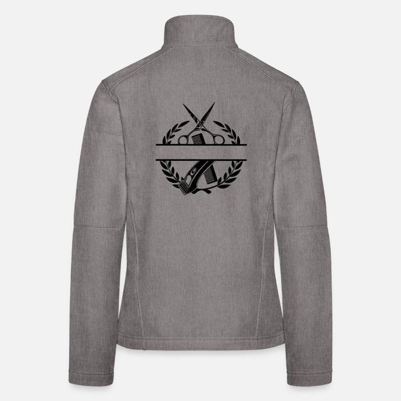 Lorbeerkranz Barbier Name Banner Frauen Softshelljacke
