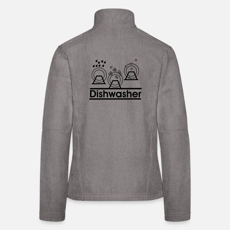 Dishwasher logo with text 'Dishwasher'' Women's Softshell Jacket