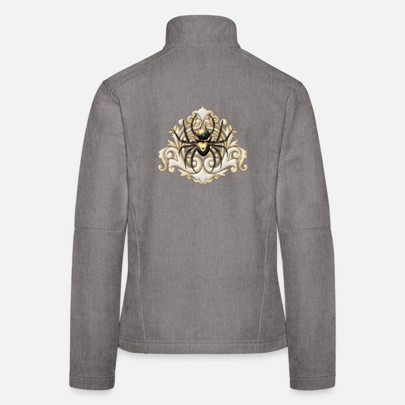 Awesome steampunk spider Women's Softshell Jacket