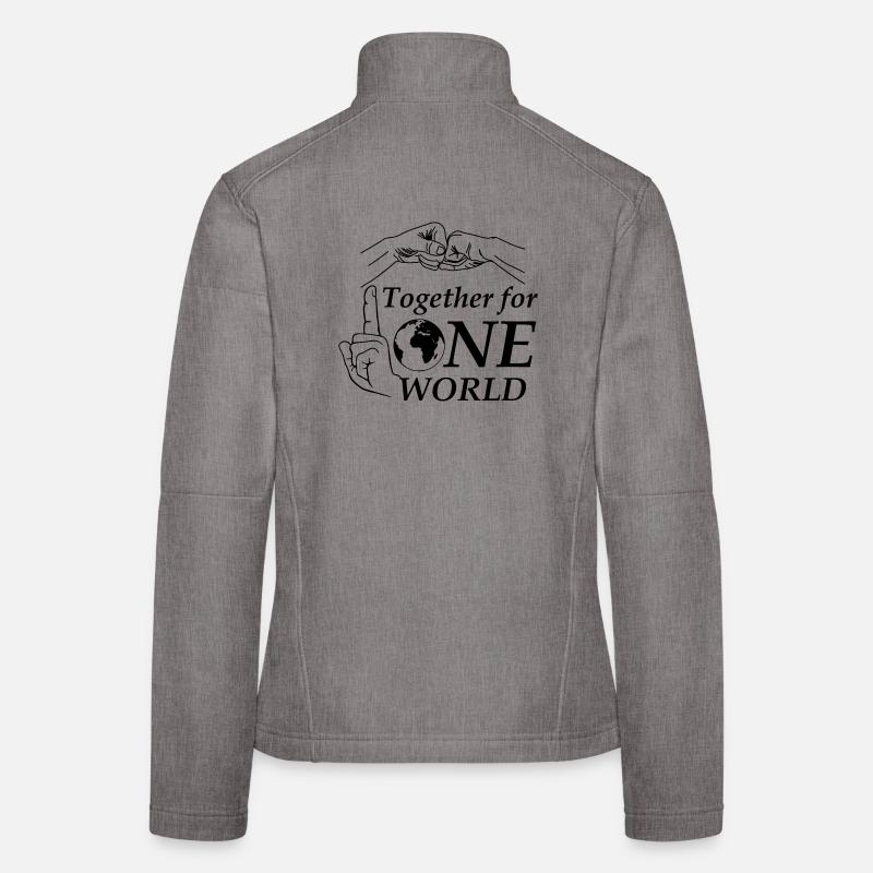 Together for one world Women's Softshell Jacket