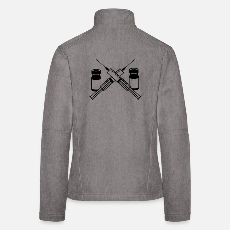 Two syringes two jars Women's Softshell Jacket