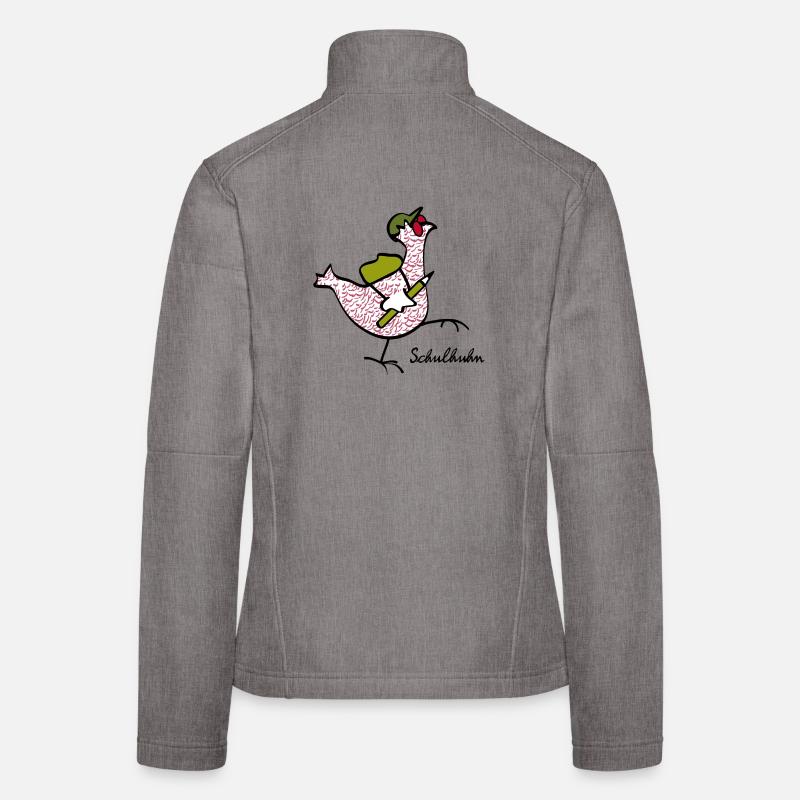 RIKELS Das Schul-Huhn starke Begleiter im Alltag Frauen Softshelljacke
