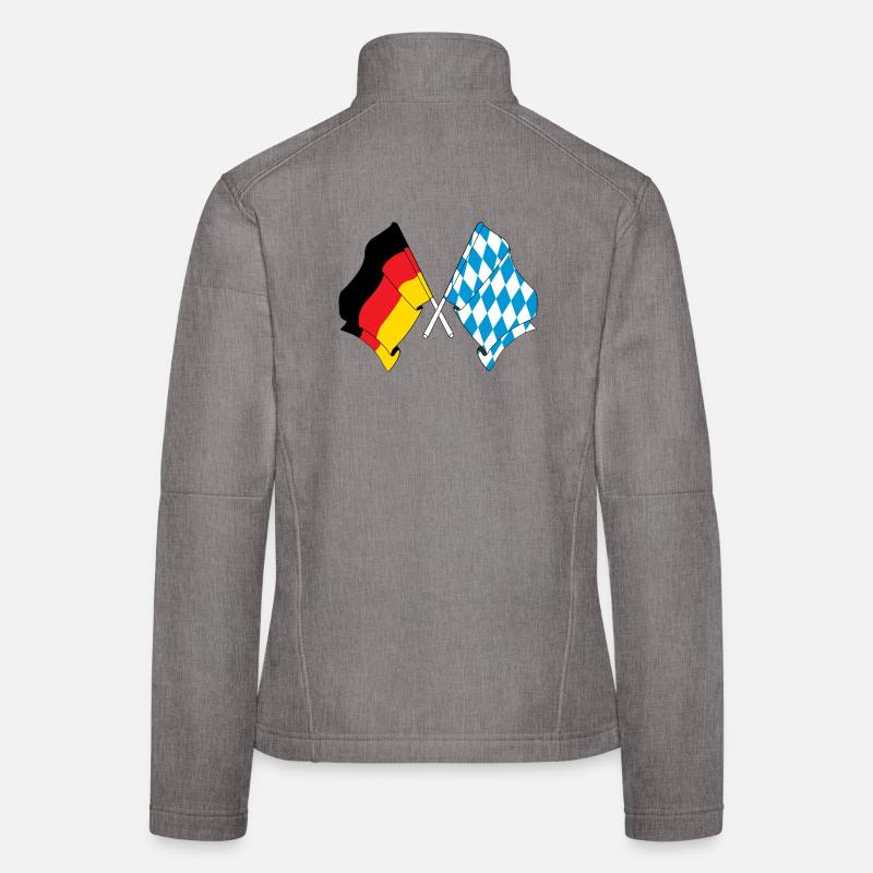 Flag Germany, Bayern Women's Softshell Jacket