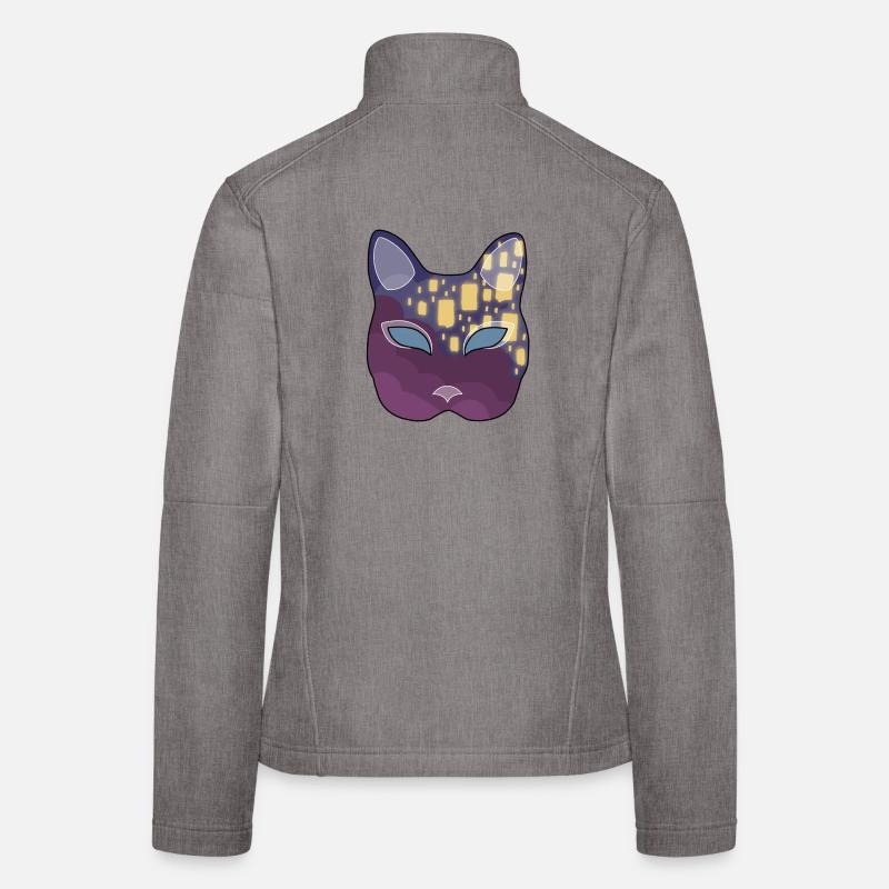 Lantern Neko Mask Women's Softshell Jacket