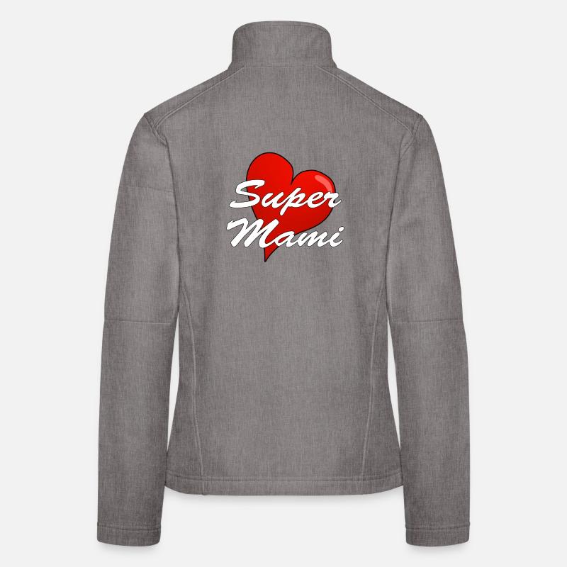SUPER MAMI Frauen Softshelljacke