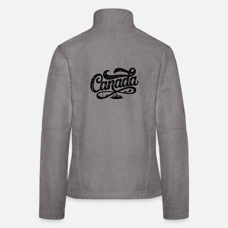 Canada - Conception de souvenirs Veste en tissu softshell Femme