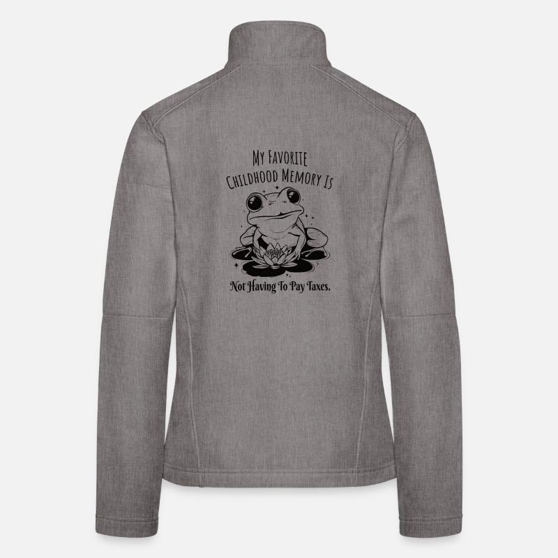 Sarcasm Frog Nostalgia Women's Softshell Jacket