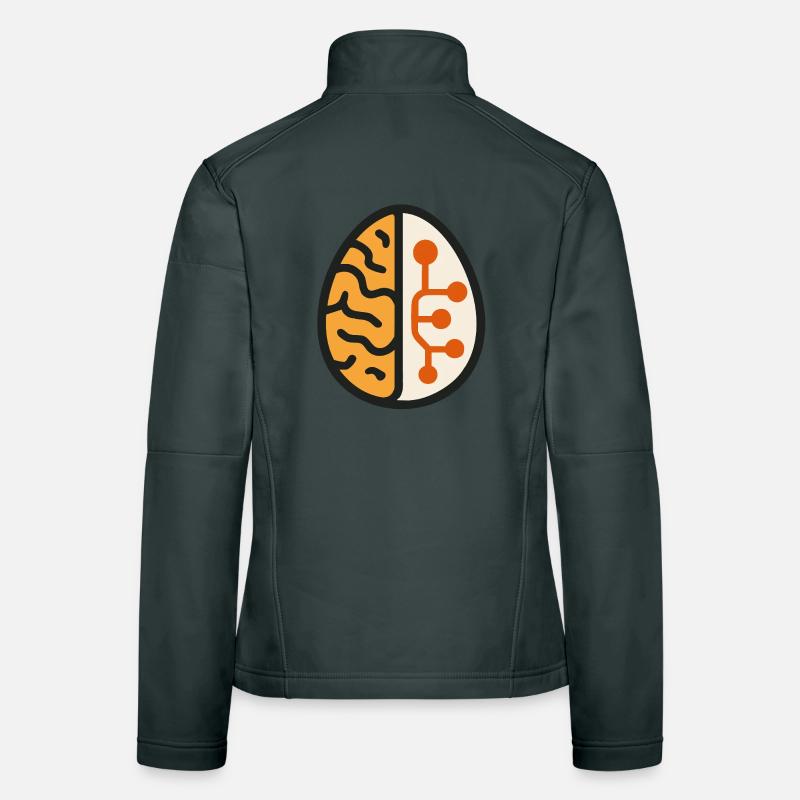 ai humor meme gene artificial intelligence Women's Softshell Jacket