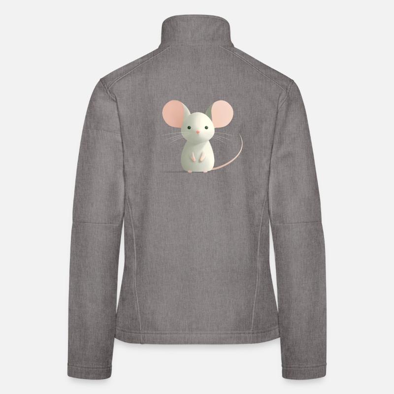 souris Veste en tissu softshell Femme
