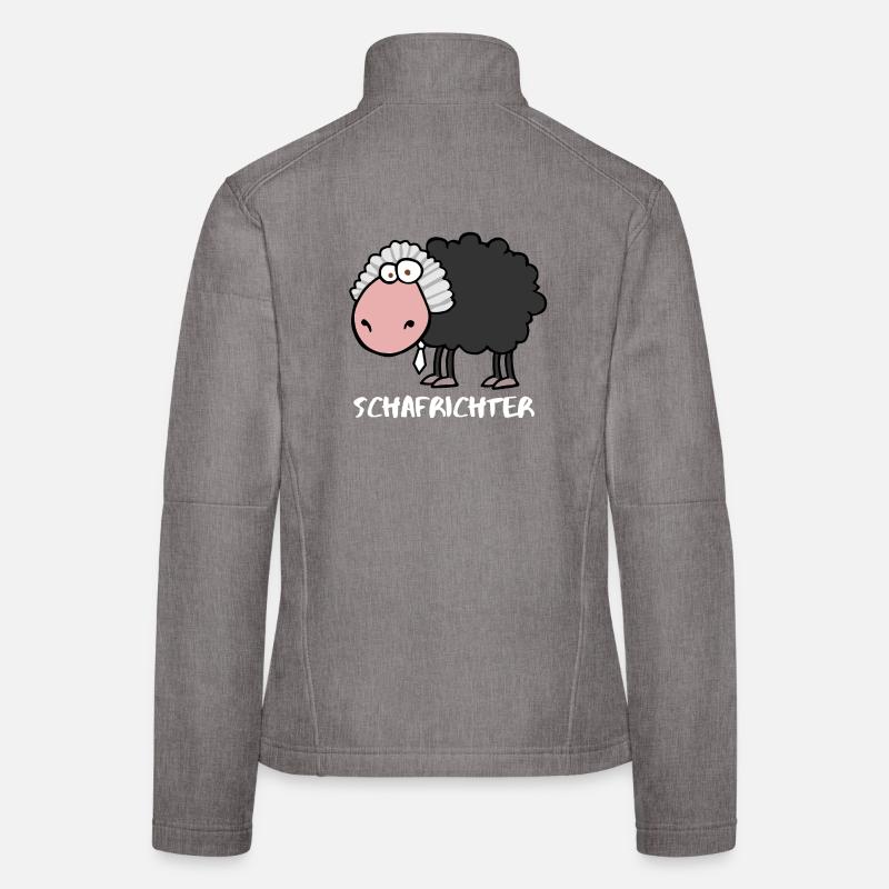 Schafrichter - Frauen Softshelljacke - Grau meliert