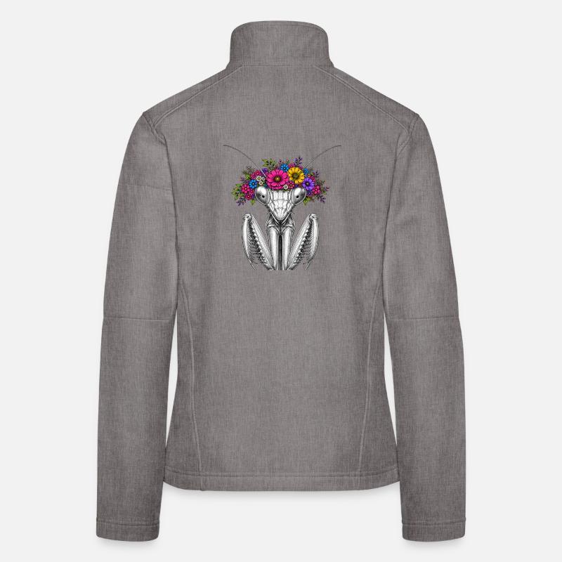 Blütenkranz Mantispin Frauen Softshelljacke