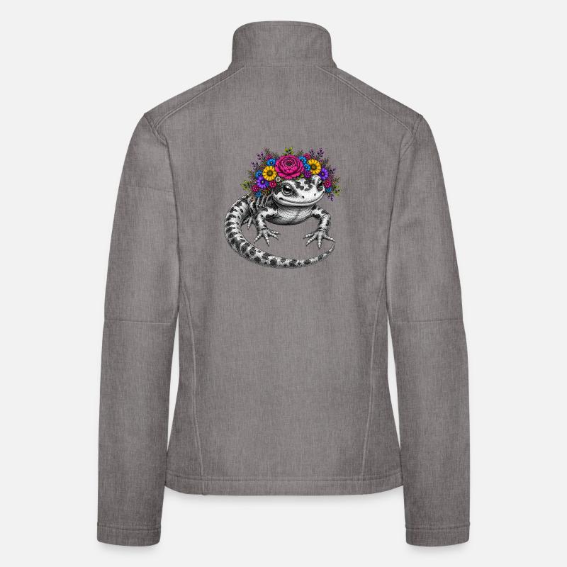 Flora Salamander Kranz Frauen Softshelljacke