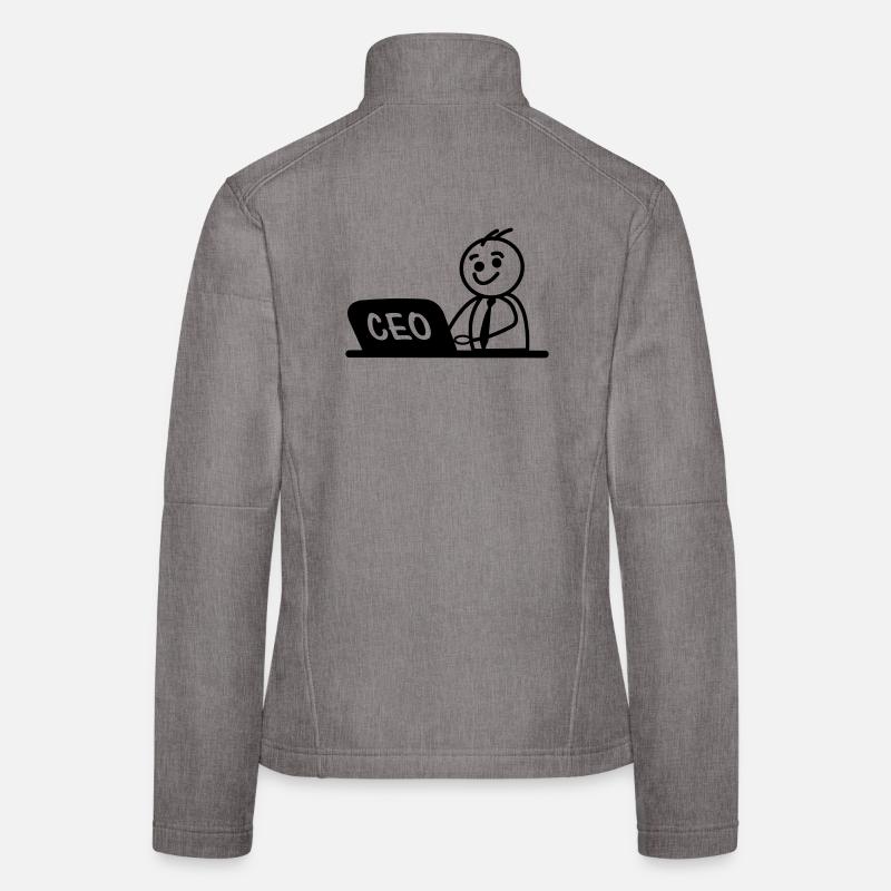 CEO von Arbeitslaptop Frauen Softshelljacke