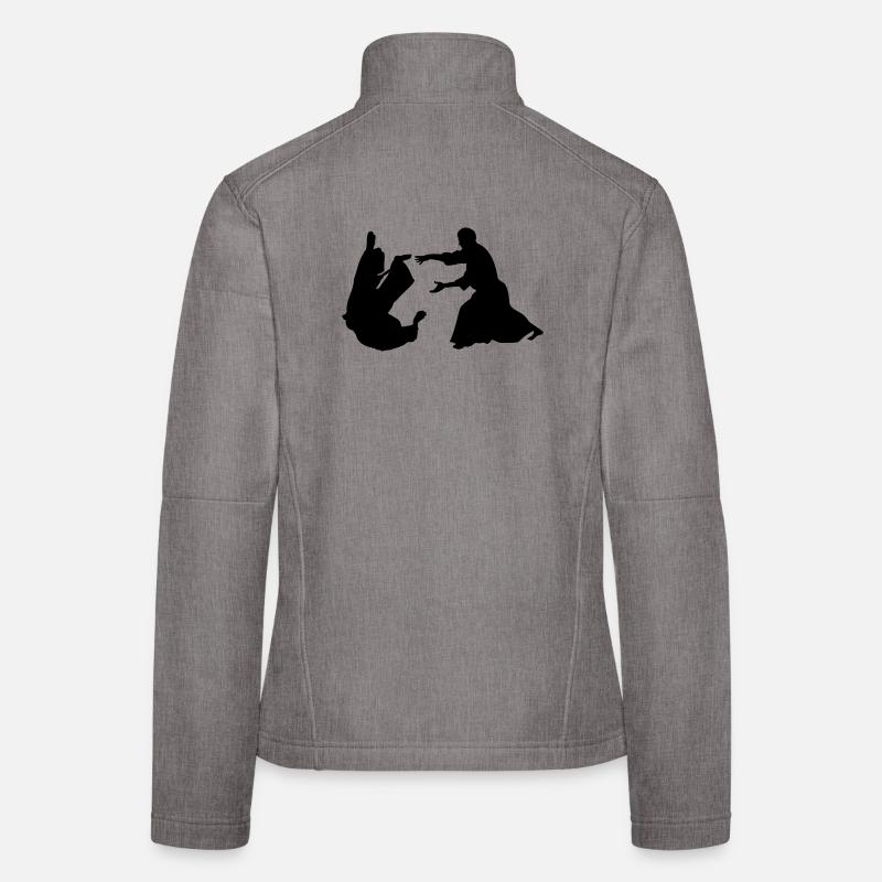 Aikido throw Women's Softshell Jacket