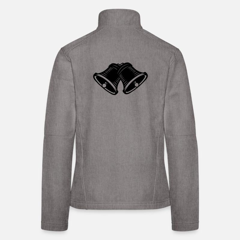 Shadow image church bells Women's Softshell Jacket