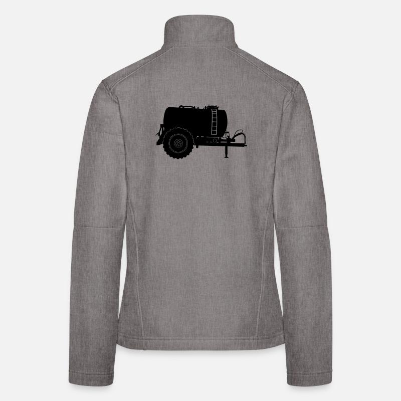 Machine d’élevage de citernes vautours Veste en tissu softshell Femme