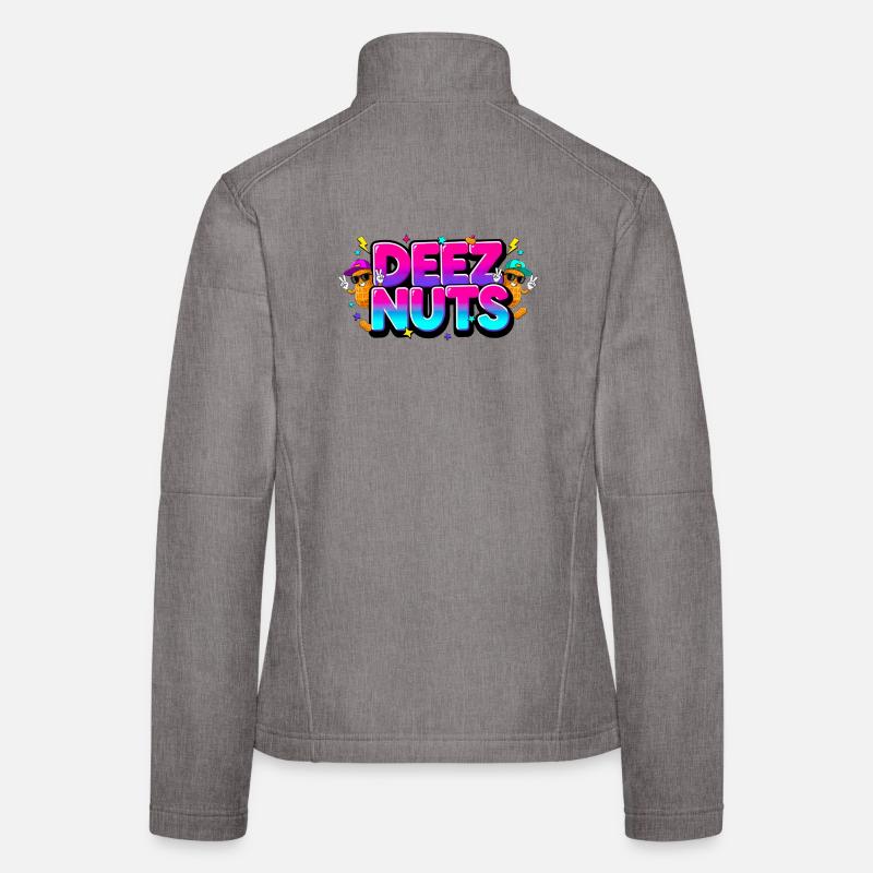 Deez Nuts - Graffiti drôle coloré Veste en tissu softshell Femme