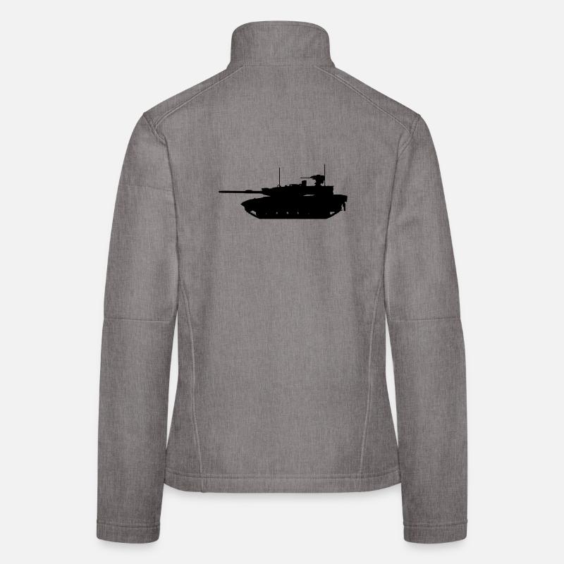 Char militaire Veste en tissu softshell Femme