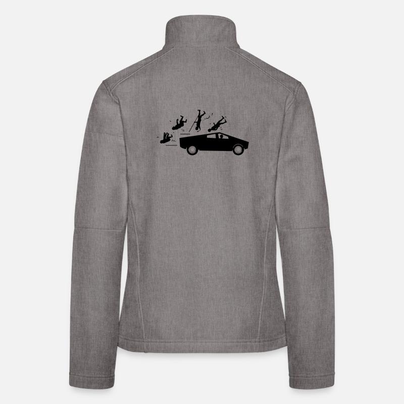 Evolution Unfall Tesla Cybertruck von Musk Frauen Softshelljacke