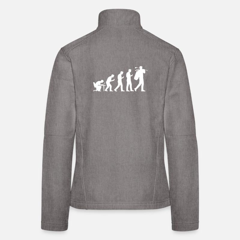 Evolution Golf Cadeau drôle pour golfeurs masculins Veste en tissu softshell Femme