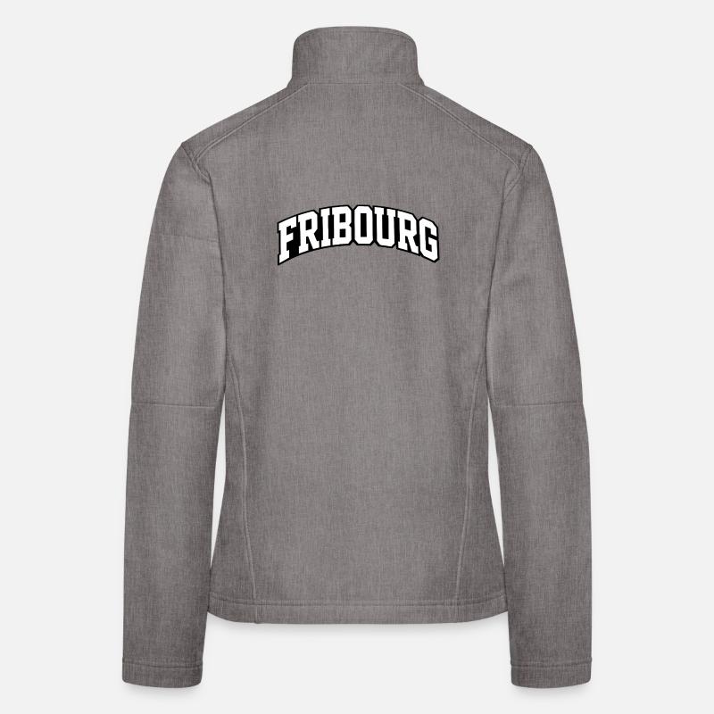 Fribourg Arch lettering Women's Softshell Jacket