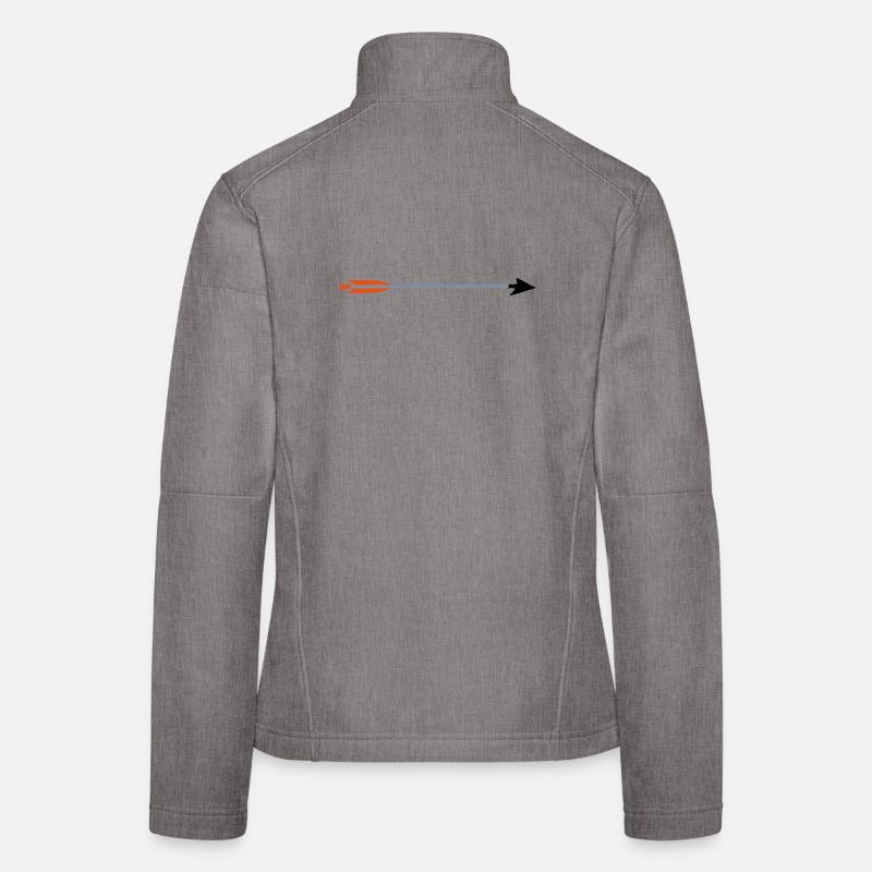 médiévale flèche à l'arc Broadhead par Patjila Veste en tissu softshell Femme