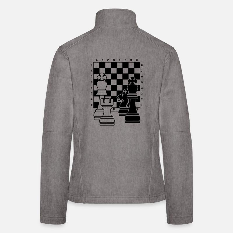 Schach2 Frauen Softshelljacke
