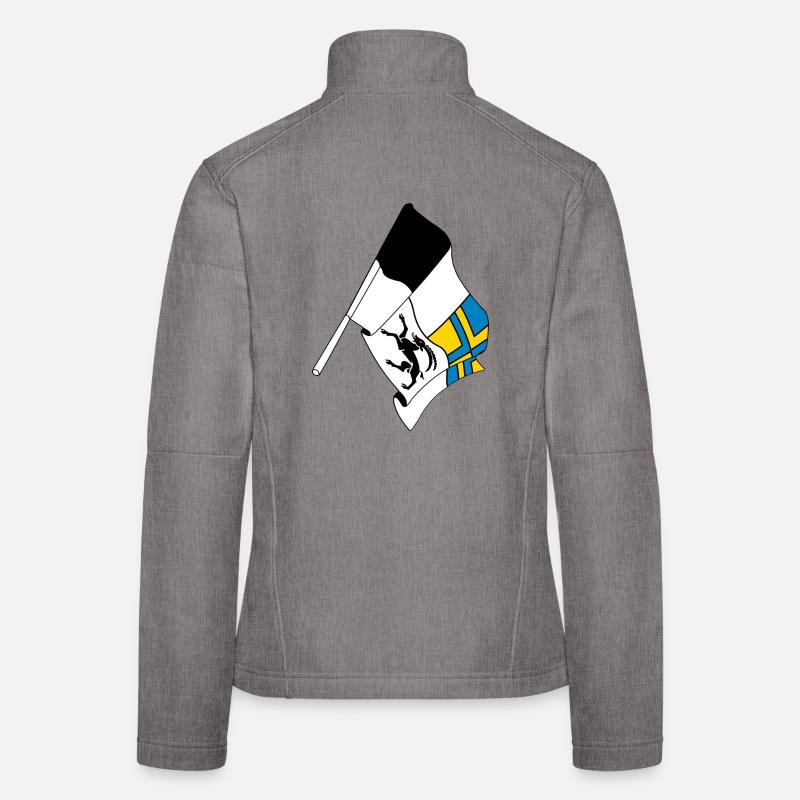 Drapeau des Grisons, Suisse Veste en tissu softshell Femme