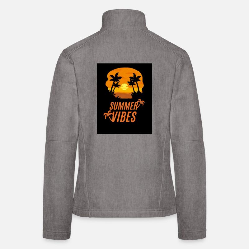 Summer Palm Trees Sunset Women's Softshell Jacket