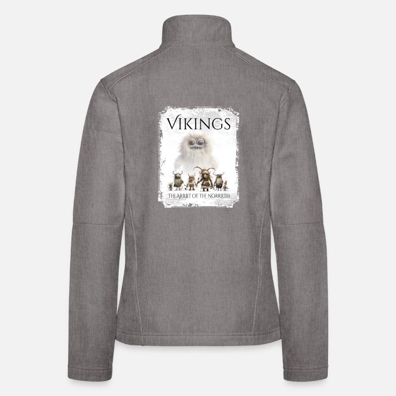 Do you like creatures from the far north? Take it! - Women's Softshell Jacket - heather grey