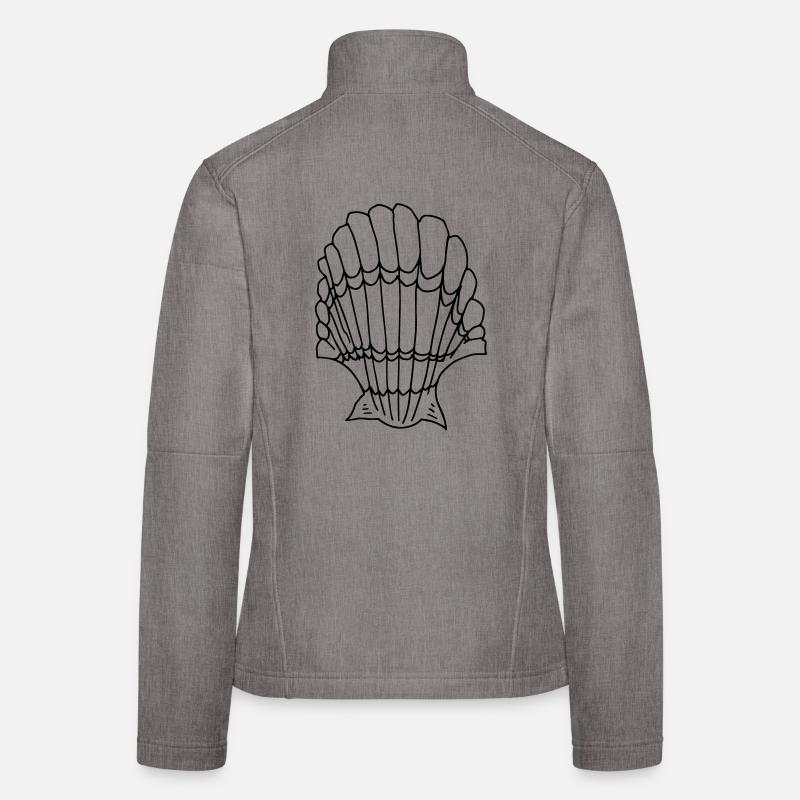 coquille Veste en tissu softshell Femme