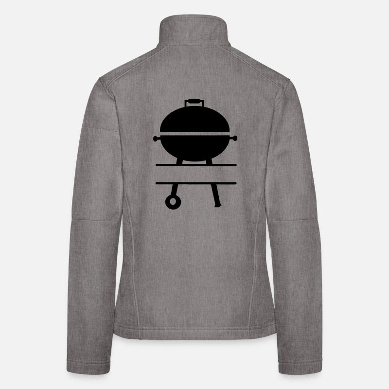 Grill BBQ Monogramm Frauen Softshelljacke