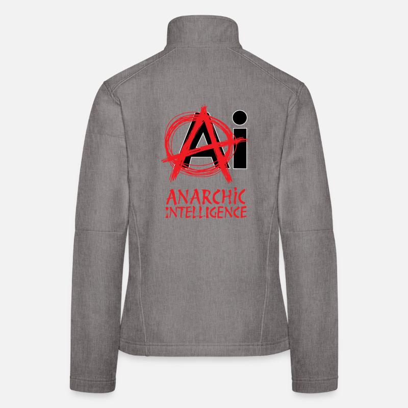 ANARCHIC INTELLIGENCE - let's talk Women's Softshell Jacket