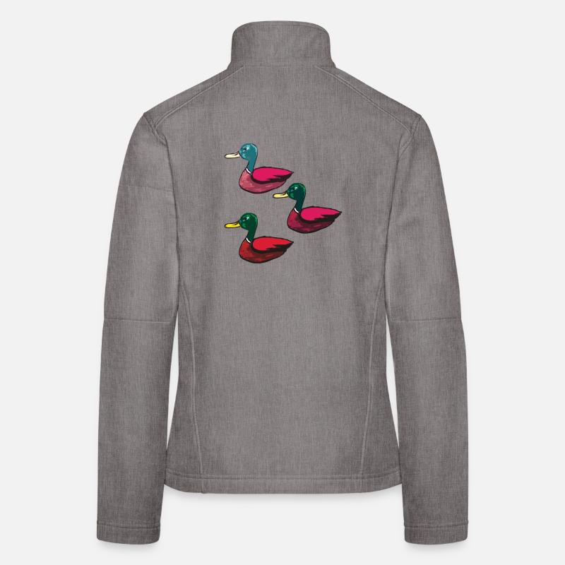 Canards pack de trois Veste en tissu softshell Femme