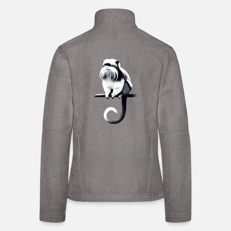 Kaiserschnurrbarttamarin Frauen Softshelljacke