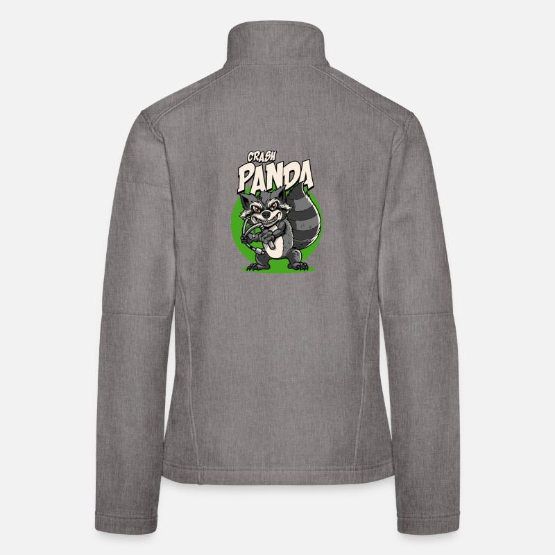 Crash Panda - Conception d’anesthésie et d’ambulancier - Veste en tissu softshell Femme - gris chiné